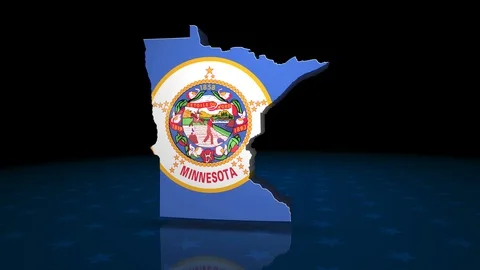 Minnesota State Election Background 05 Stock Footage 125349845