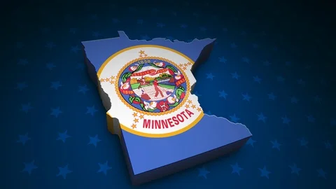Minnesota State Election Background 06 Stock Footage 125349950