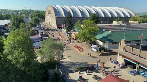 Minnesota State Fair View From DNR Tower Stock Footage 207805151