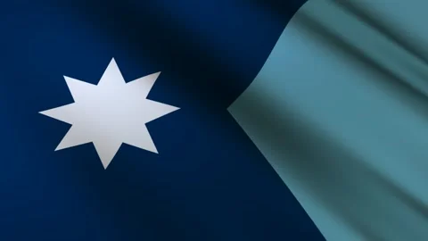Minnesota State Flag Stock Footage 276105069