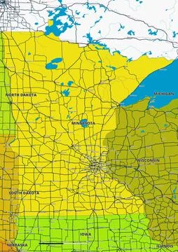 Minnesota.eps Stock Illustration