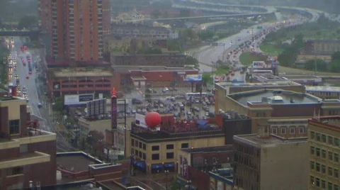 MINNIAPOLIS time lapse of freeway Stock Footage 113652