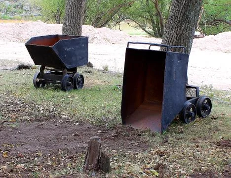 Minning wagon Stock Photos