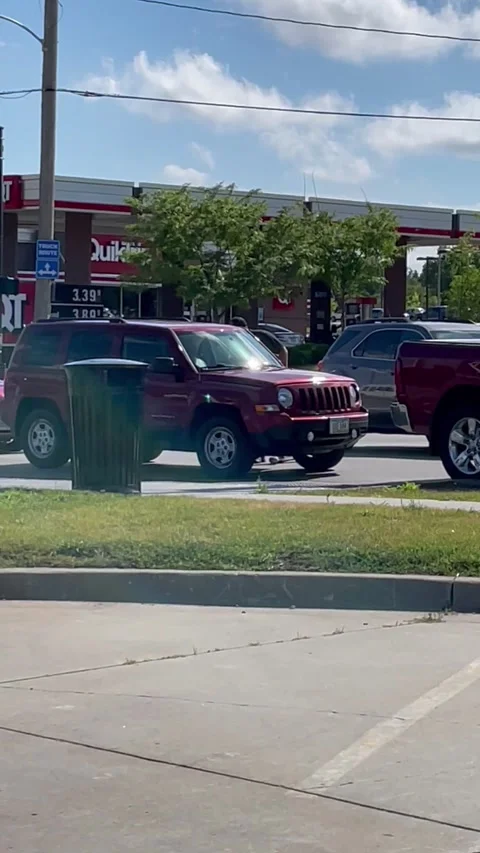 Minor Motor Accident Quickly Escalates Into Assault, Des Moines, Iowa, USA - 12  Stock Footage 246132800