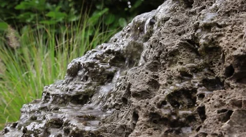 Minor waterfall close up Stock Footage 41863871