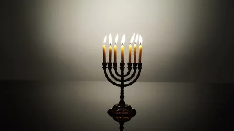 Minora candlestick studio shot Video stock 62684495