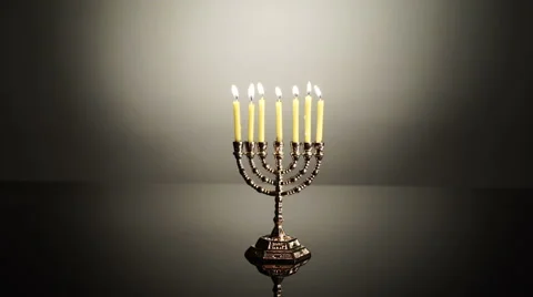 Minora candlestick studio shot Video stock 62687657