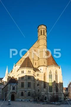 Minoritenkirche (Minorities Church) dating from circa 1350 at Minoritenplatz, Stock Photos