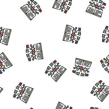 Minority rights vector seamless pattern Ilustración de archivo