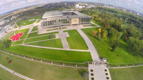 Minsk, Belarus - Belorussian President's residence Stock Footage 59791221