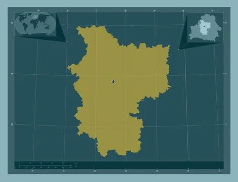 Minsk, Belarus. Solid color shape 스톡 일러스트