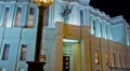 Minsk Opera Theatre. Time lapse shot in motion HD Footage