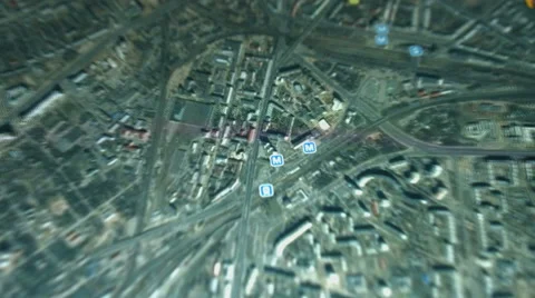 Minsk on the world map Video stock 47749260