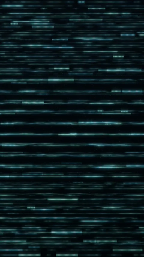 Mint and blue lines flow continuously across a dark field Stock Footage 330061239