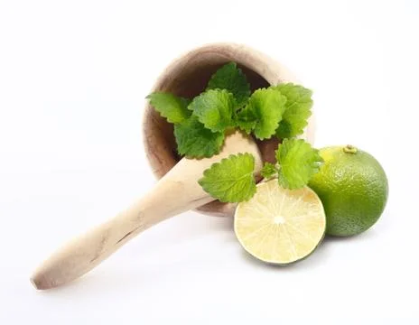 Mint and lime Stock Photos