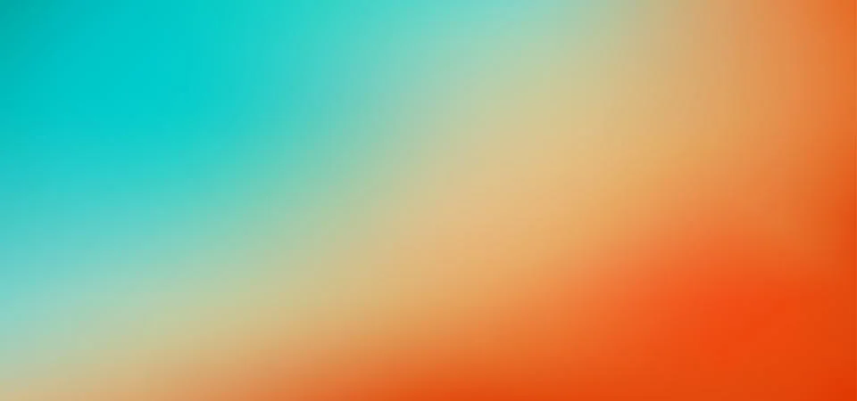 Mint and peach gradient texture, soft color gradation Stock Illustration