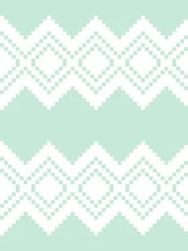 Mint Argyle Seamless Pattern Background Stock Illustration