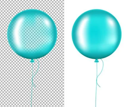 Mint Balloons Stock Illustration