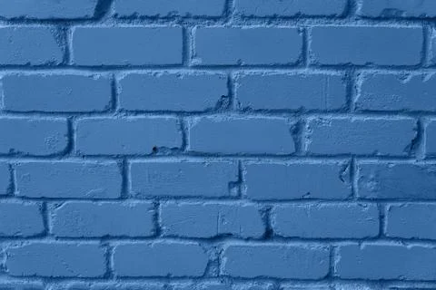 Mint brick wall texture. Background with copy space for design. Trendy green and Stock Photos