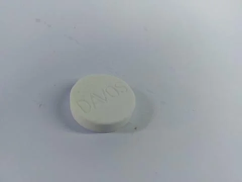 Mint candy with Davos brand Stock Photos