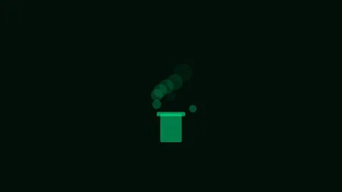 Mint CO2 Reduce Emission Clean Eco Green Animation Loop Видео 342610270