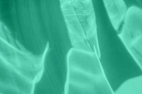 Mint colored abstract background with light and shadows caustic effect Stock Photos