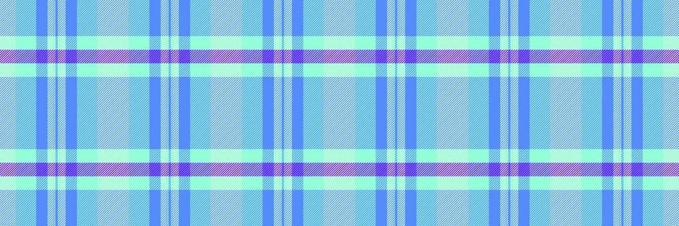 Mint fabric textile texture, up pattern background check. Micro tartan plai.. 스톡 일러스트