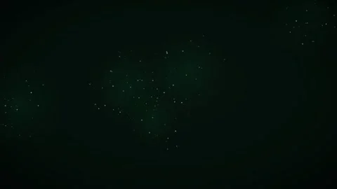 Mint gold star cluster cosmic space background, twinkling stars motion loop 库存影片 342637358