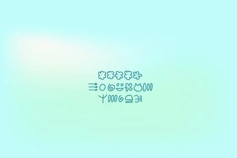 Mint gradient cover with pastel gradation in green and blue summer tones. Fresh Illustration