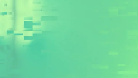 Mint Gradient Creates a Solid Green With Glitch Background for your designs Stock Footage 323677349