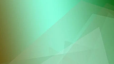 Mint green abstract geometric facets blend into a smooth gradient with an a.. Stock Illustration