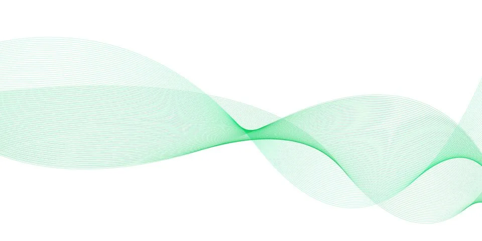 Mint Green Abstract Wave Background for Branding Design Stockillustratie
