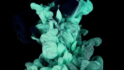 Mint green acrilic liquid glitter texture . Abstract background. Motion mixed Stock Footage 243937095