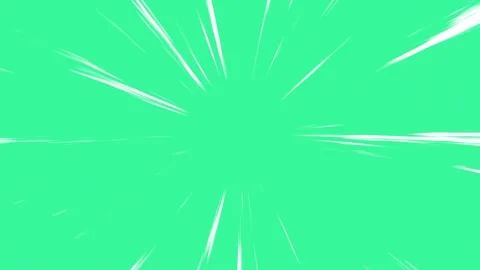 Mint Green Anime Speed Lines Background Animation for Manga and Comic Action 스톡 동영상 312356973