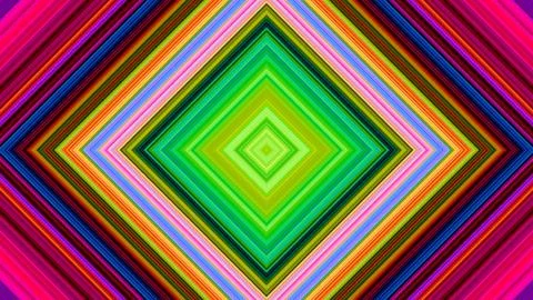 Mint Green Core and Hot Pink Geometric Rhombus - 8K UHD Illustrazione stock