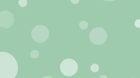 Mint Green Floating Bubble Loop Background Animation Stock Footage 335346004