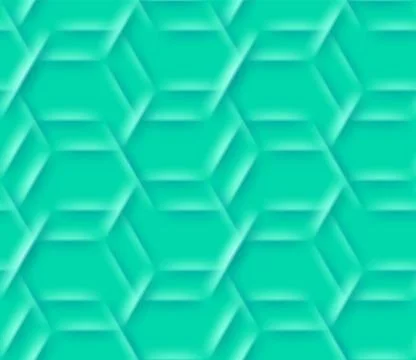 Mint green geometric seamless pattern for wrapper, wallpaper or abstract Illustrazione stock