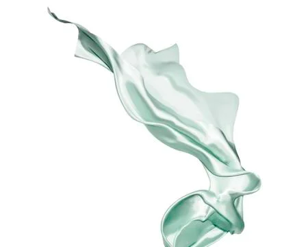 Mint green satin design Illustrazione stock