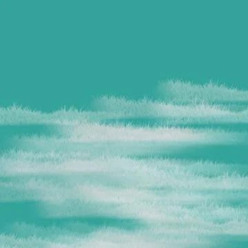 Mint Green Soft Brush Bands on Turquoise Stock Illustration