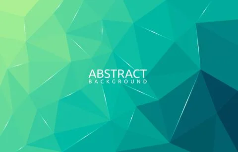 Mint Green Triangulation Triangle Polygon Pattern Background Stock Illustration