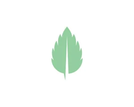 Mint leaves flat vector icon Stock Illustration