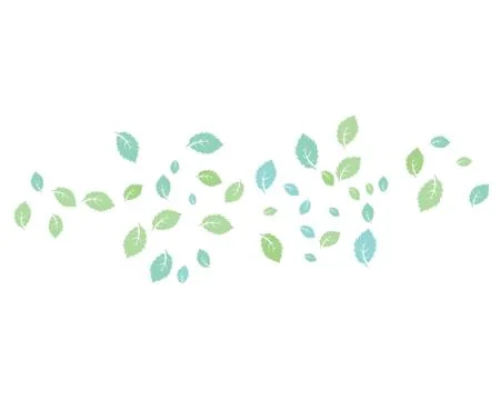 Mint leaves flat vector icon Stock Illustration