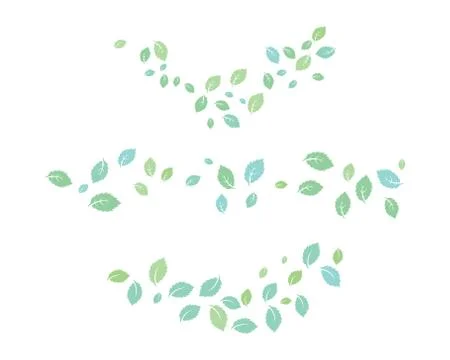 Mint leaves flat vector icon Stock Illustration