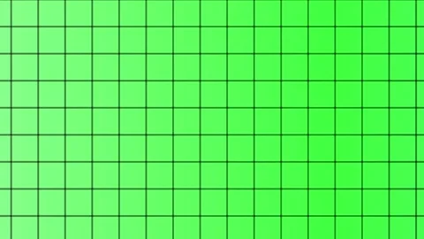 Mint to Lime Green Gradient Grid Moving Left - Non-Looping Abstract Background Stock Footage 317688133