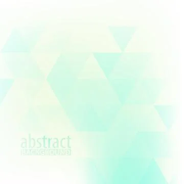 Mint pattern. Background textured by light cyan triangles Illustrazione stock