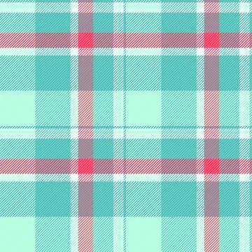 Mint plaid seamless texture, grunge textile tartan pattern. Jpg fabric chec.. Illustrazione stock