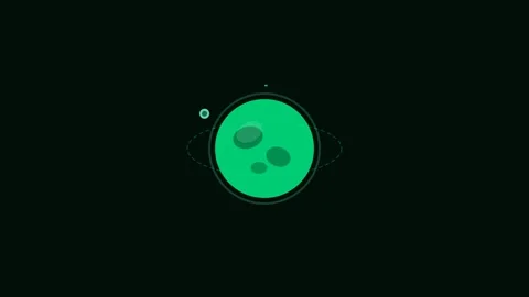 Mint Planet Earth Orbit Protect Eco Green Animation Loop 库存影片 342610375