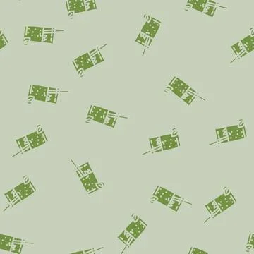 Mint smoothie drink glyph vector seamless pattern イラスト素材