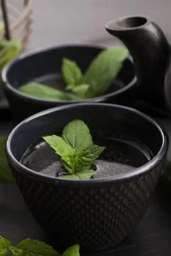 Mint tea Stock Photos
