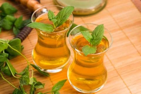 Mint tea Stock Photos